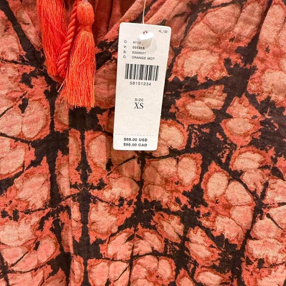 Anthropologie Porridge Clothing Orange Tie Dye - Picture 5 of 6